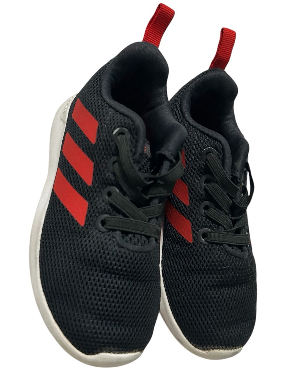 Toddler Size 7 Black and Red Athletic Sneakers by Adidas